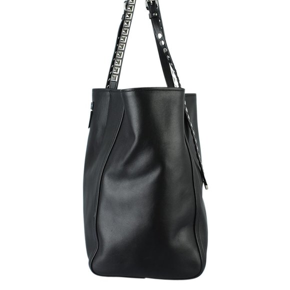 Prada 1BG208 Concept Etiquette Grace Black Leather Tote (208051) - Picture 4 of 10